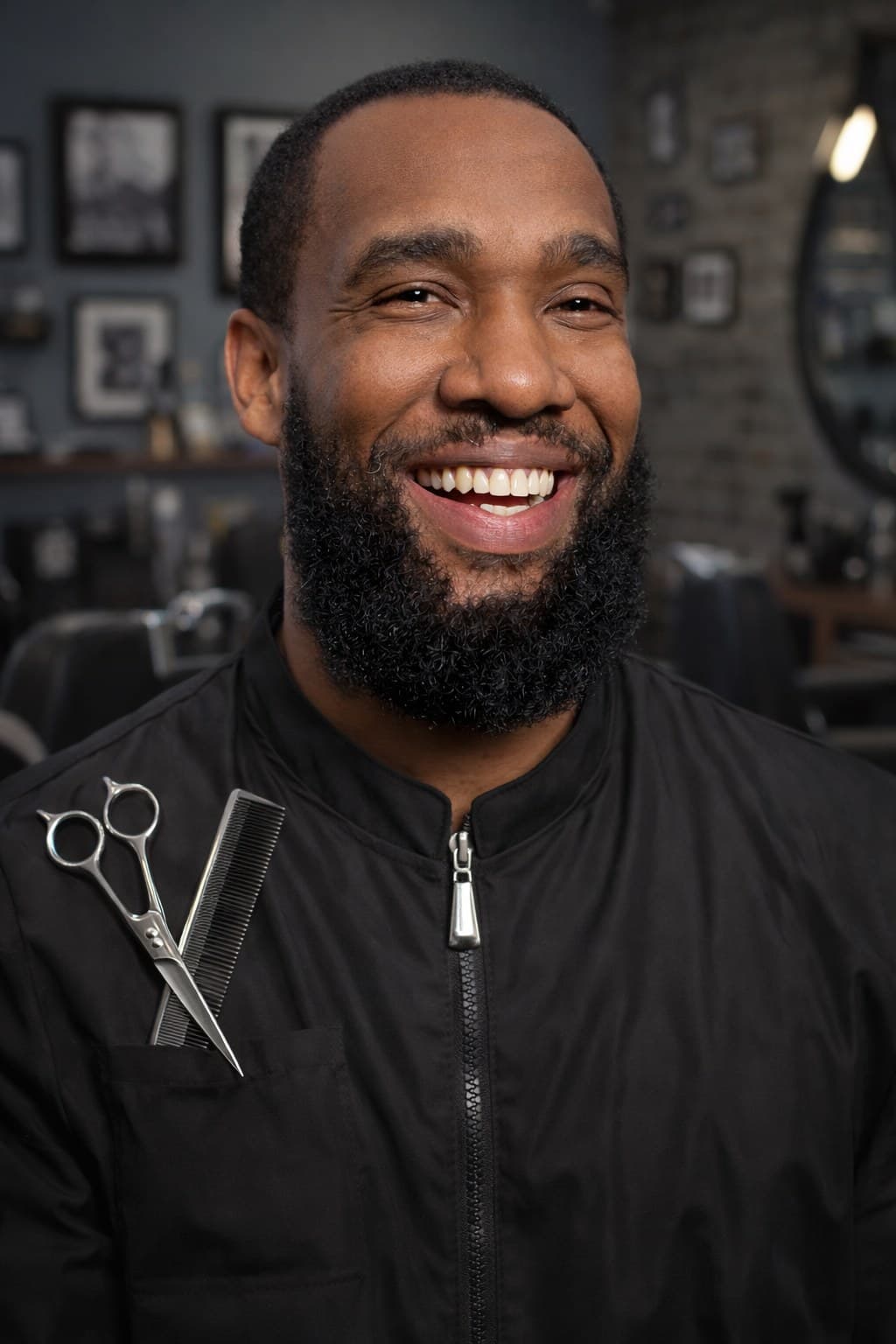 Adrian Kinsey, founder and master barber of Doc's Executive Cuts